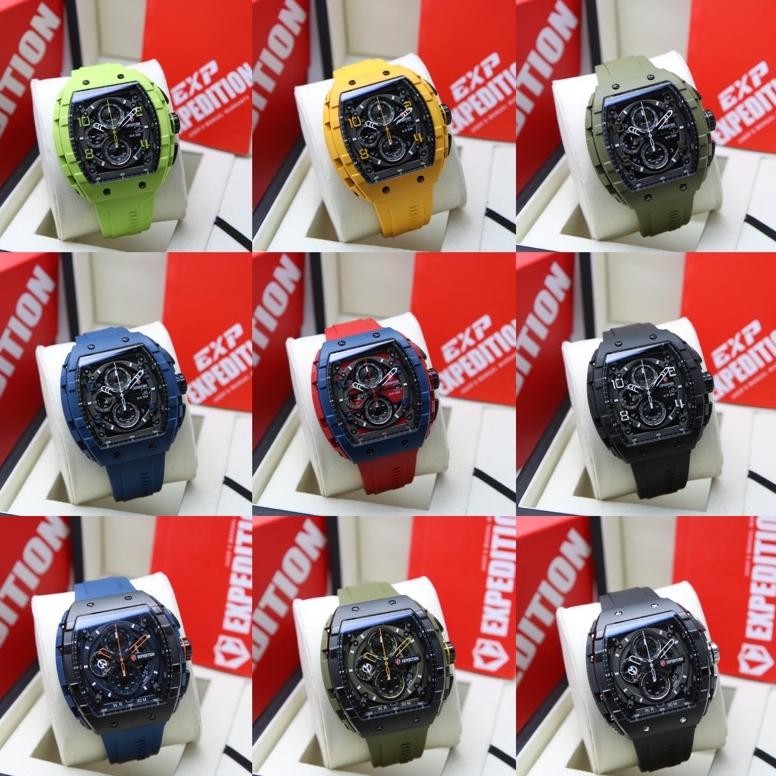 Jam Tangan Pria Expedition E 6782 M / E6782 / 6782 Chronograph Garansi Resmi 1 Tahun RB
