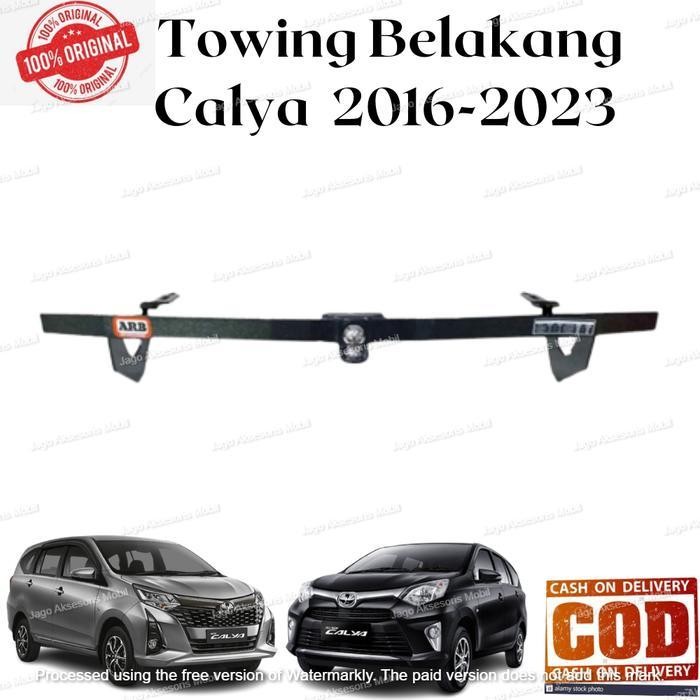 Tanduk Towing Depan Belakang Besi Bar Pelindung Bemper Mobil Calya 2016-2023 Original Dan Terpercaya