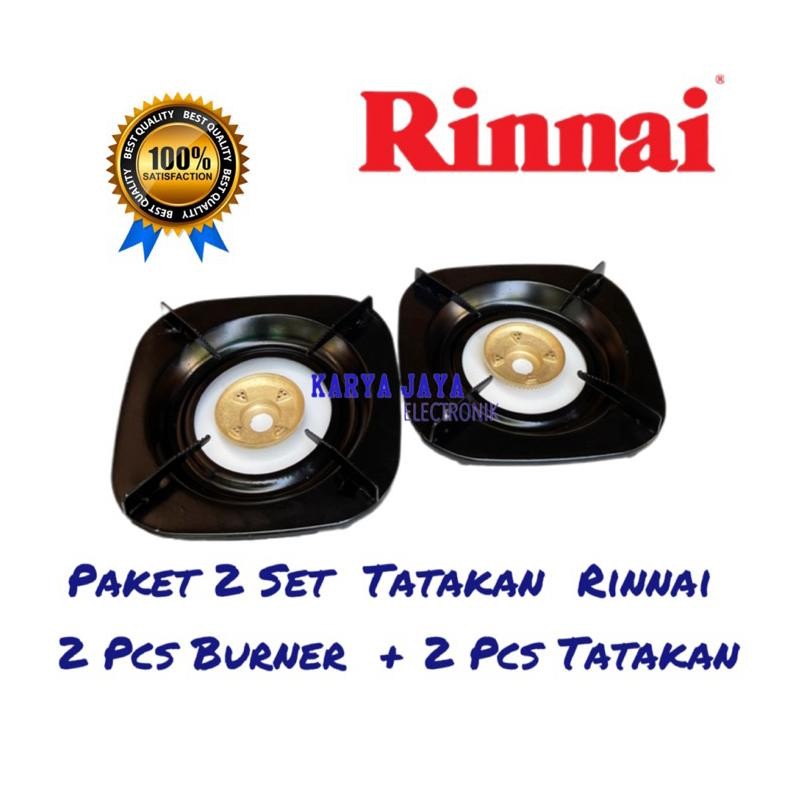 [2 Set] Tatakan Tungku Kompor Gas Rinnai Kaki 4 | Cocok Untuk Tipe Ri 522C 522E 602E 511C Original