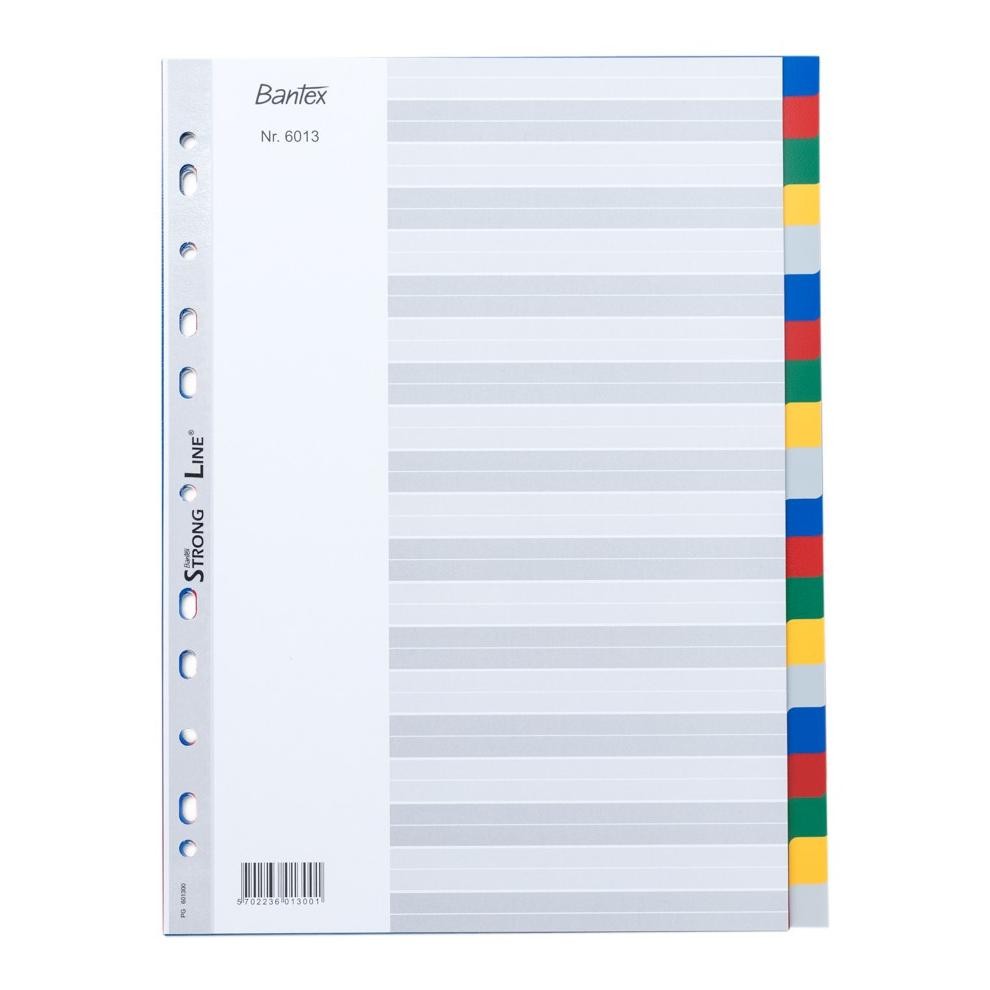 

Bantex Divider Pembatas Binder A4 20 Lembar Index Warna 6013 RB07