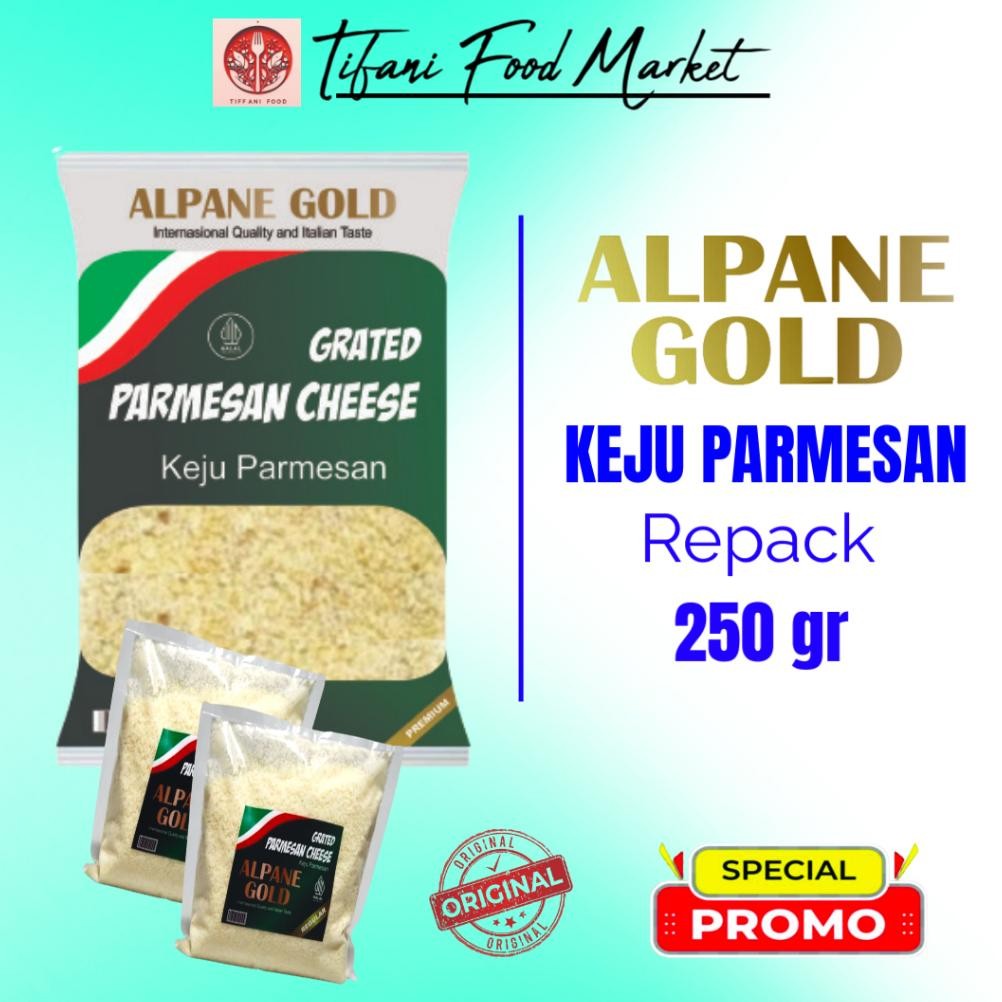 

Baru Keju Parmesan Alpane Gold 250GR - Cheese Premium untuk Pasta & Pizza