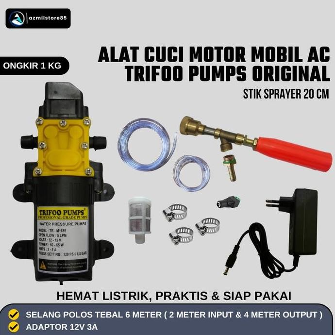 PAKET CUCI MOTOR / JET WASH / AC / MESIN STEAM DINAMO PUMP TEB