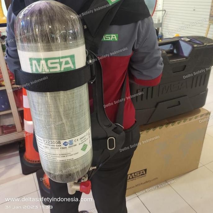 BREATHING APPARATUS SCBA MSA AIR EXPRESS ORIGINAL ORIGINAL DAN TERPERCAYA