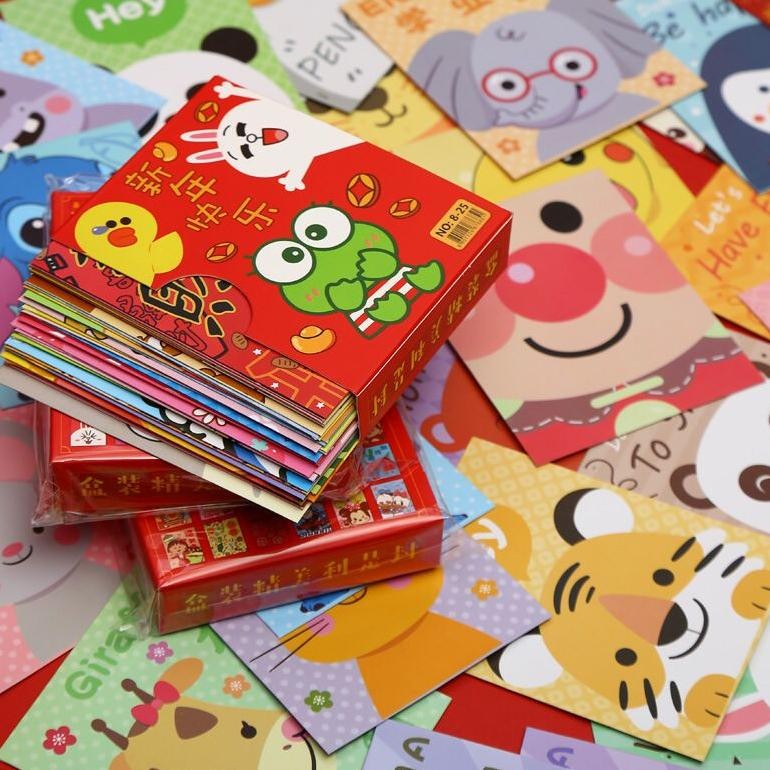 

Baru Angpau Kartun Tahun Ular 2025 Isi 36pcs Chinese New Year Sincia