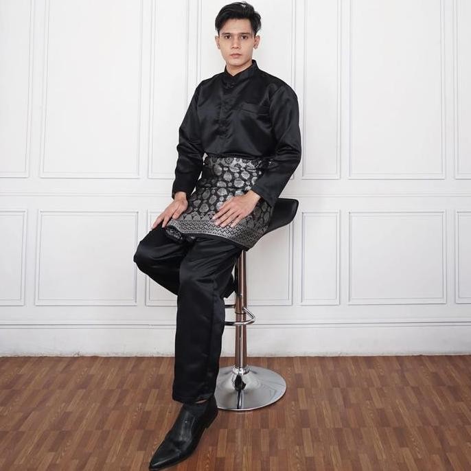 Setelan Baju Melayu  Pria  / Set Baju Adat / Baku Kurung Melayu Cowok