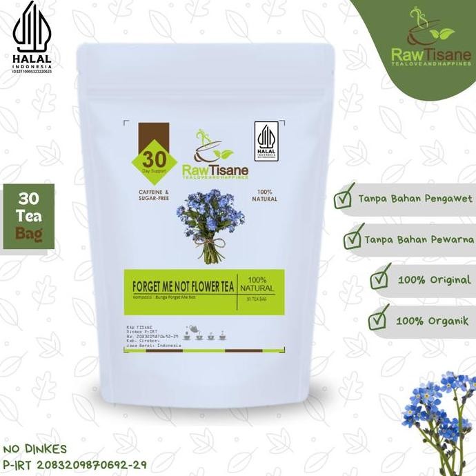 

SALE!!! FORGET ME NOT TEA : TEH BUNGA FORGET ME NOT / DON'T FORGET ME FLOWER TEA ISI 30 TEA BAG