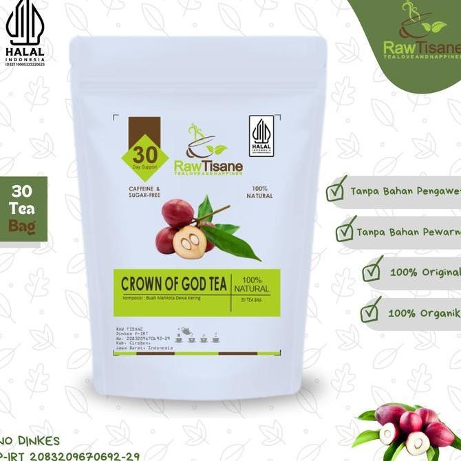 

SALE!!! Crown Of God Tea : Teh Mahkota Dewa Isi 30 Tea Bag