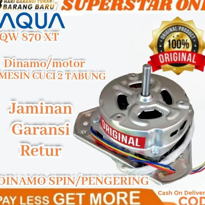 Dinamo/motor spin/pengering mesin cuci AQUA QW-870 XT/QW 870 XT TEB