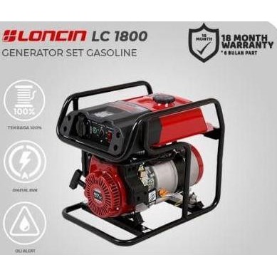 

Terlaris Genset / Generator Set Bensin Loncin Lc1800 (1000 Watt)