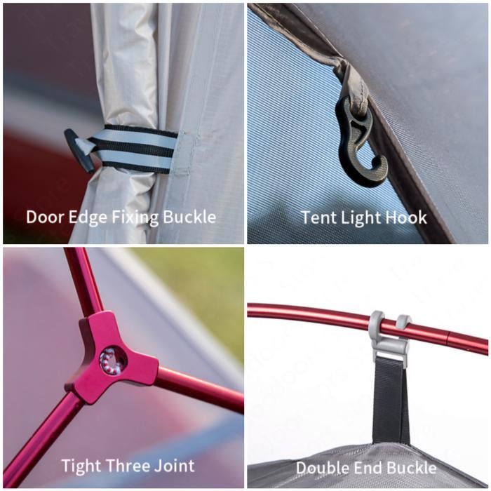 Tenda Naturehike Cloud Up 2 210T Nh17T001-T Hiking Camping Ultralight