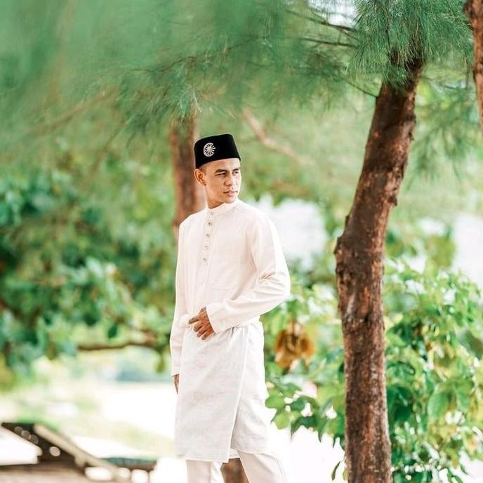 Pakaian Adat Melayu Riau Teluk Belanga Terlaris Stelan Baju Melayu Pria Dewasa Bahan Baloteli Super 