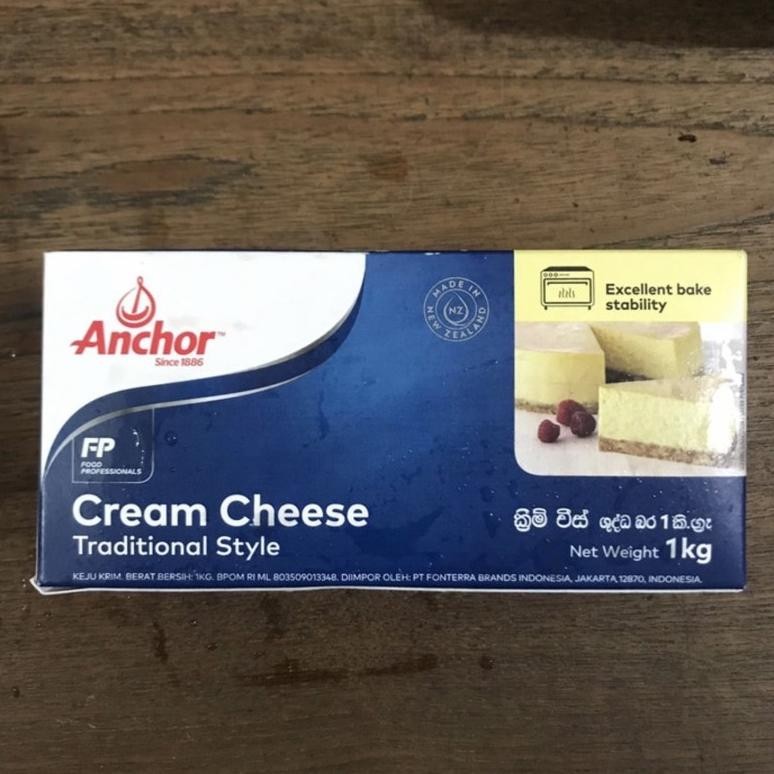 

Baru Anchor Cream Cheese 1kg - Kemasan Ori untuk Usaha Bakery