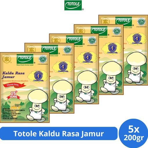 

Totole Kaldu Jamur Sehat 200Gr X 5 Pcs