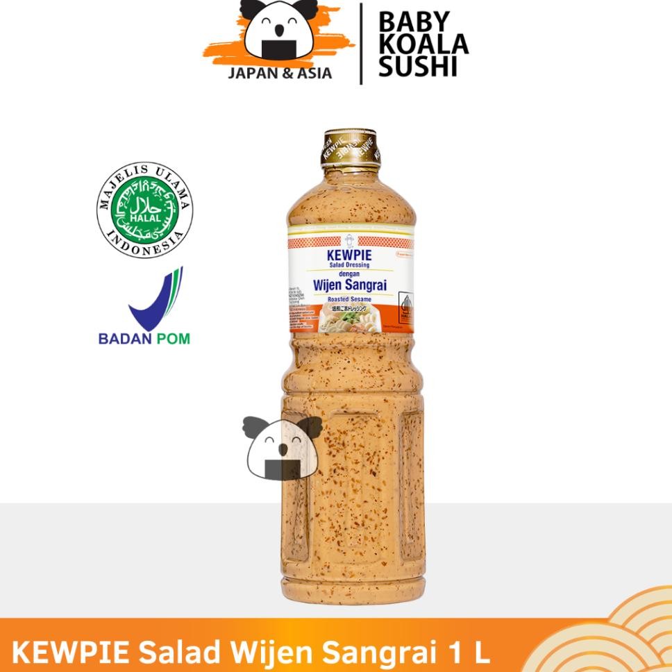 

Kewpie Salad Dressing Roasted Sesame 1 Liter Saus Salad Wijen Sangrai
