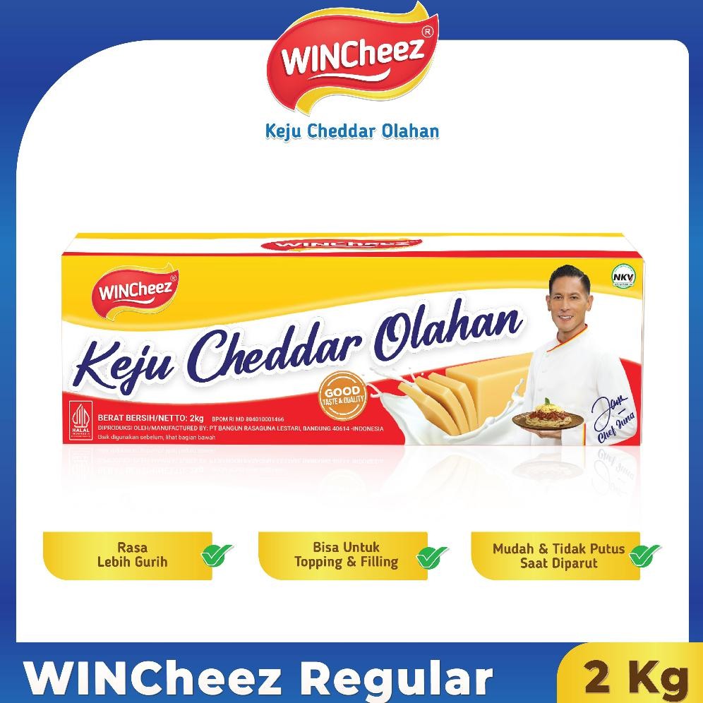 

Baru Keju Wincheez Regular 2Kg - Keju Olahan Halal Ekonomis