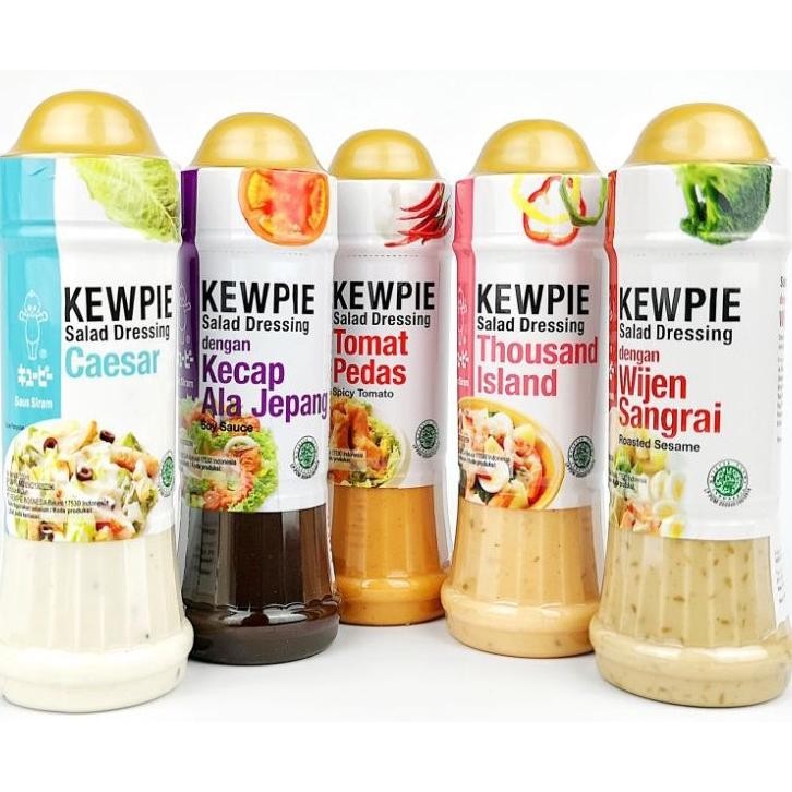 

Kewpie Salad Dressing Wijen Sangrai Thousand Island Caesar Tomat Pedas Kecap Jepang All Variant 200Ml