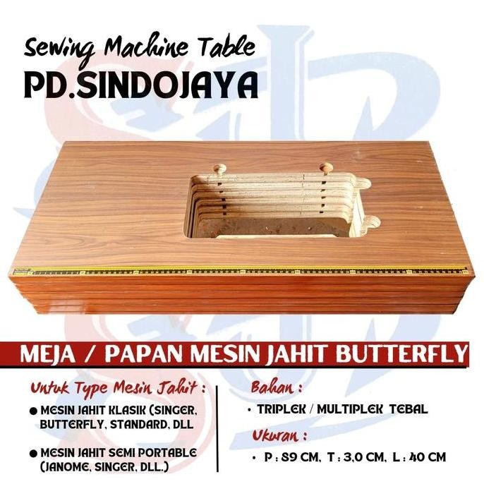 

Terlaris Meja Mesin Jahit Singer Butterfly Jadul Portable