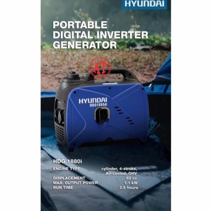 

Terlaris Genset Silent Inverter Hyundai 1000 Watt Hdg1880