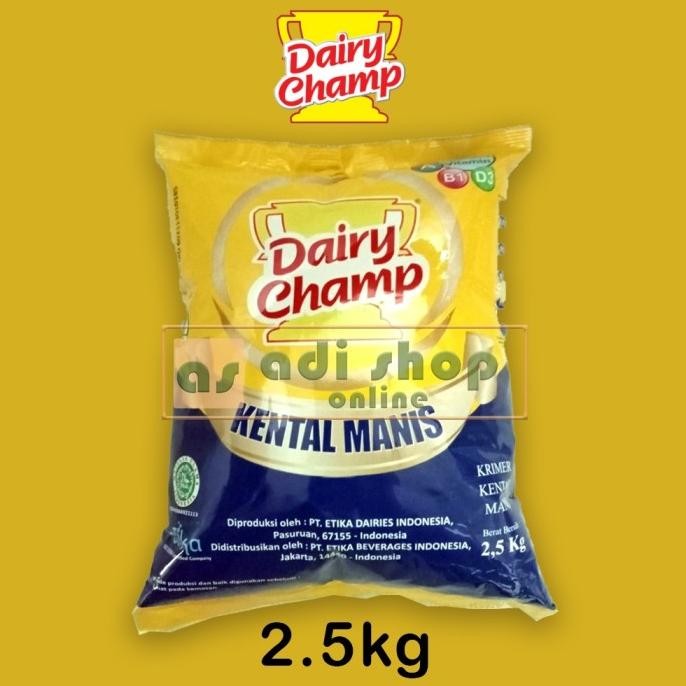 

(Expert) Susu Kental Manis Dairy Champ Bantal Pouch 2,5kg