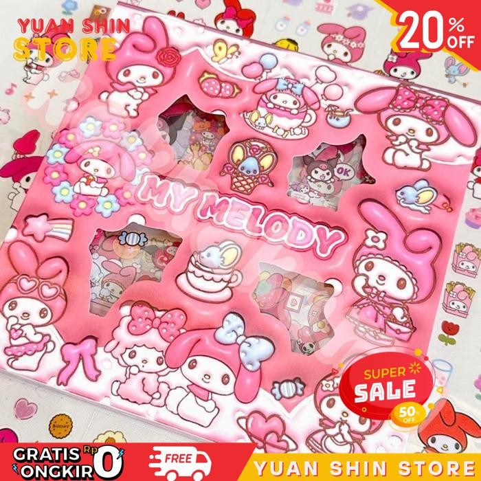 

PUNCAK PROMO RAMADHAN SALE 3.3 MAINAN STIKER BOX STICKER ANAK MY MELODY DAN CINAMONROL SANRIO ISI 100 LEMBAR STICKER BOX/MAINAN MURAH MERIAH DIJAMIN GRATIS ONGKIR
