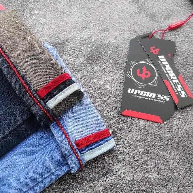Celana Jeans Slimfit Ringkel Up Gress 28 38 Melar daps