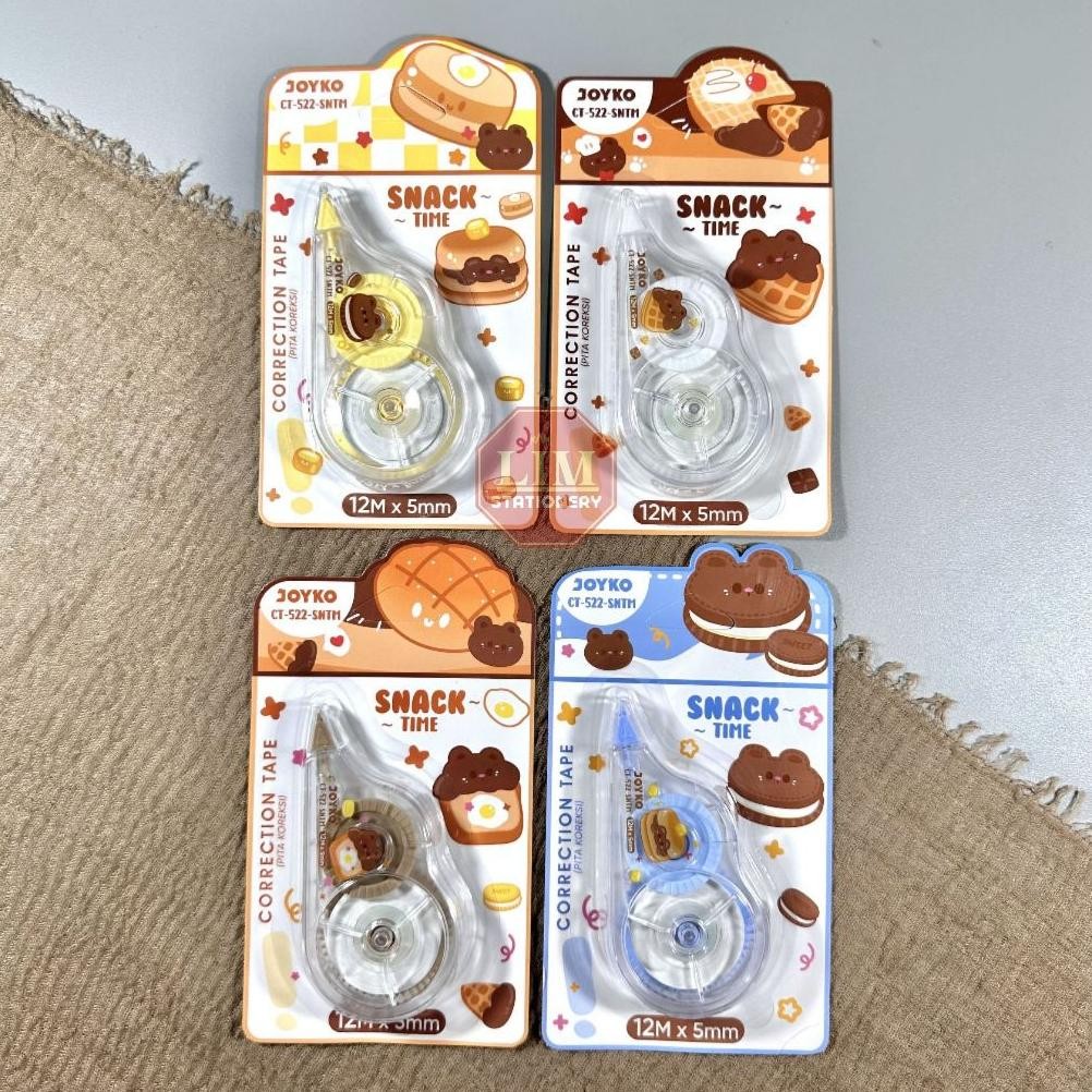 

Sale! Joyko Correction Tape Ct-522 Tip Ex Kertas Roll - 12 Pcs Ori Lengkap