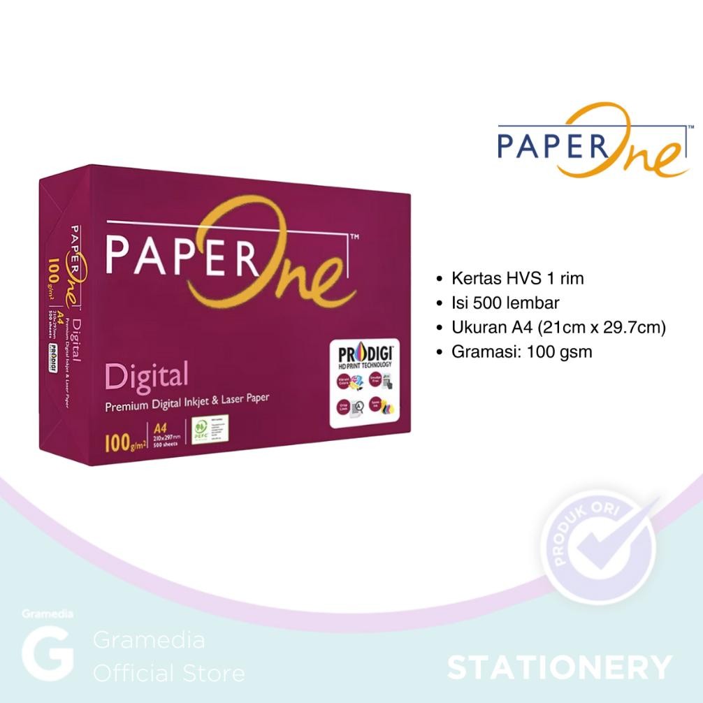 

Sale! Paperone Kertas Hvs A4 Presentation 80Gsm 1 Rim (500 Lembar) Kertas Premium