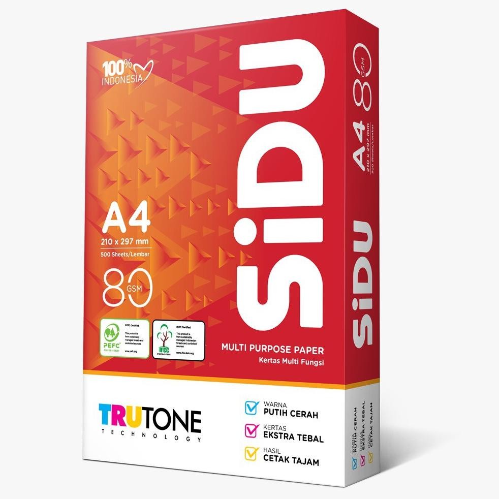 

Sale! Sidu Fc A4 80Gsm 210X297Mm Kertas Hvs Sinar Dunia A4 Tebal
