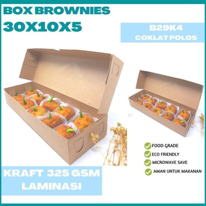 (Expert) Box Brownies 30x10 Dus Brownies 30x10 (B29K4)