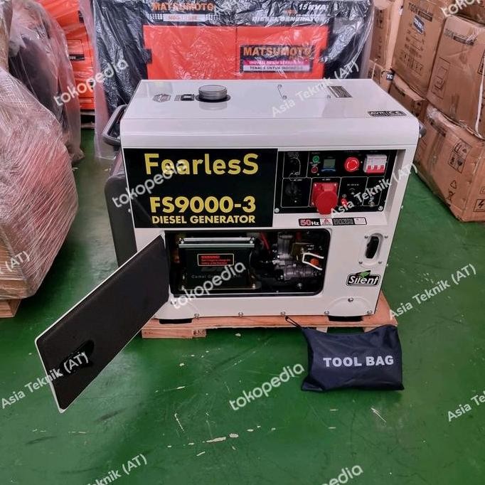 

Terlaris Genset Silent 5000 Watt 3 Phase