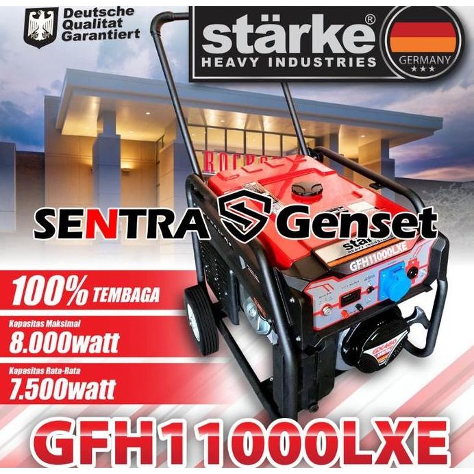 

Terlaris Genset 7500 Watt 8000 Watt 10 Kva. Starke Gfh11000Lxe