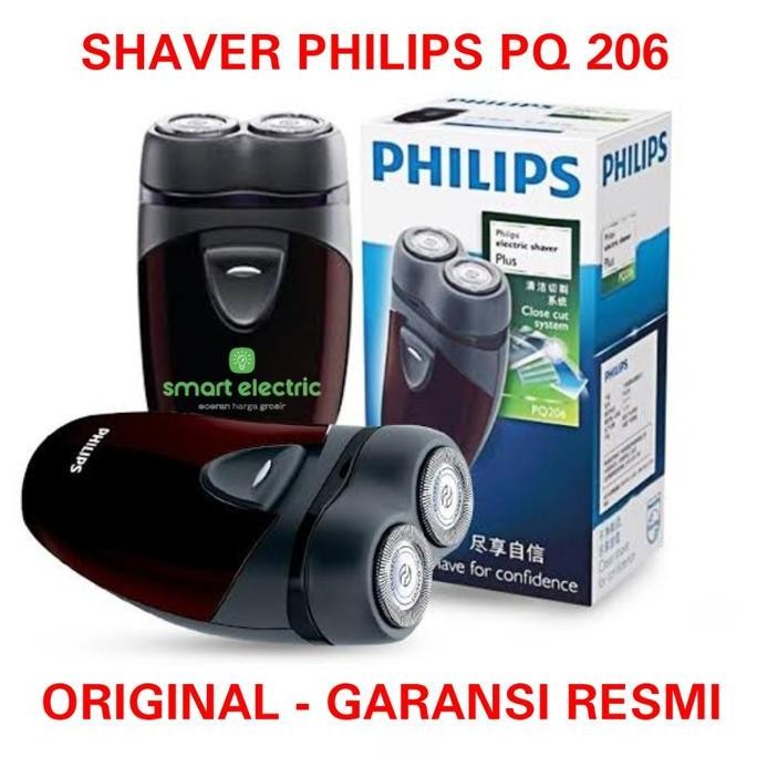 Terlaris Philips Shaver Pq206 Pencukur Jenggot Alat Cukur Kumis Elektrik Bagus