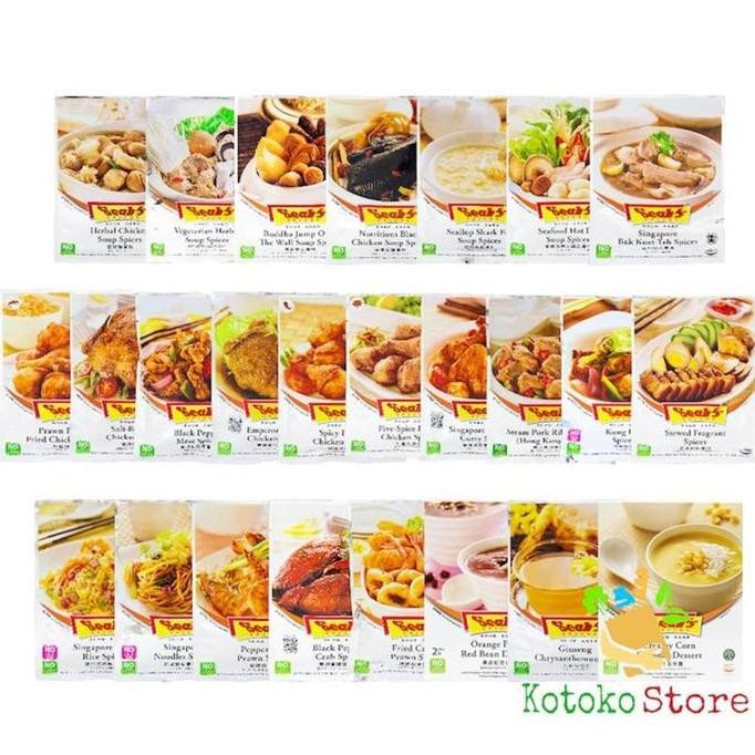 

TERLARIS Seah's Bakut Teh Spices Singapore/ Seah's Bumbu Bak Kut Teh All Varian ready