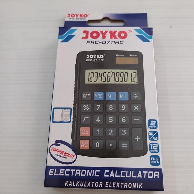 

restock Kalkulator Elektronik Joyko PKC-0711HC 12 digits (11x7cm)