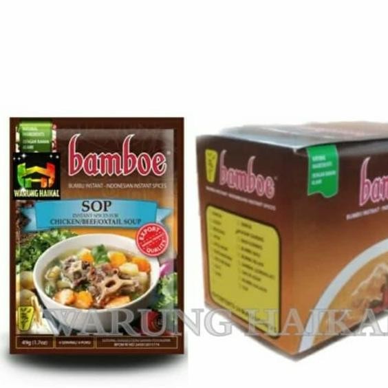 

TERLARIS 1 BOX (isi 24pcs) Bumbu SOP Merk BAMBOE ready