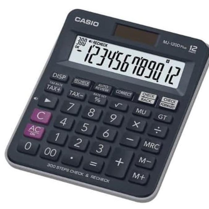 

restock Casio MJ-120D Plus Correct & Check Kalkulator Meja Office