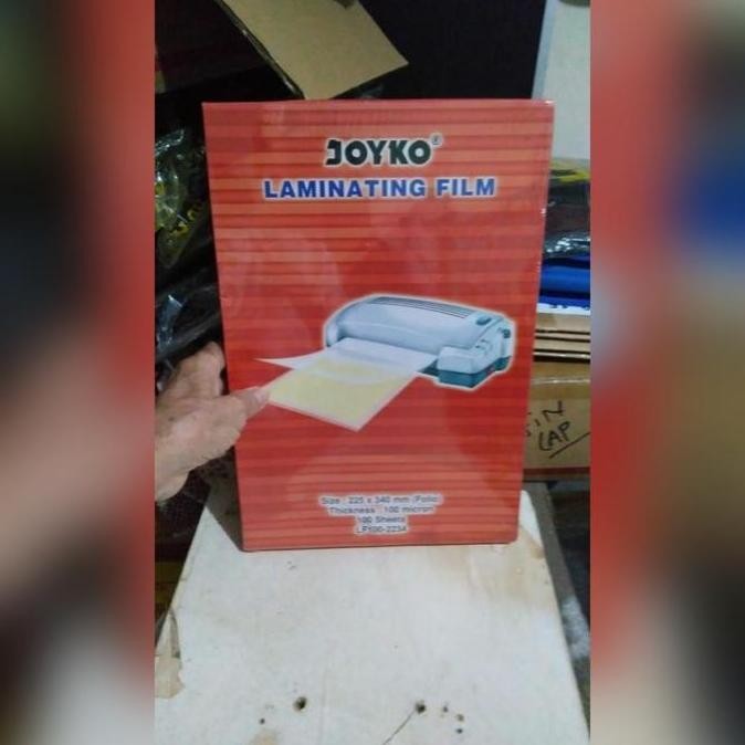 

ready !!! plastik plastic laminating joyko f4 folio 100 micron