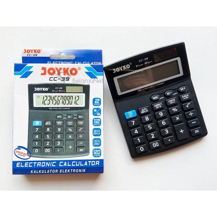 

restock Calculator / Kalkulator Joyko CC-39 - 12 Digits - Check Correct