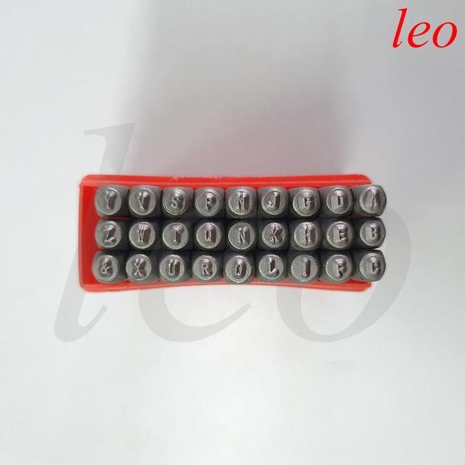 

Letter Punch 2/3/4/5/6/8/10/12.5 mm Ketok Huruf abjad Reverse Stamp