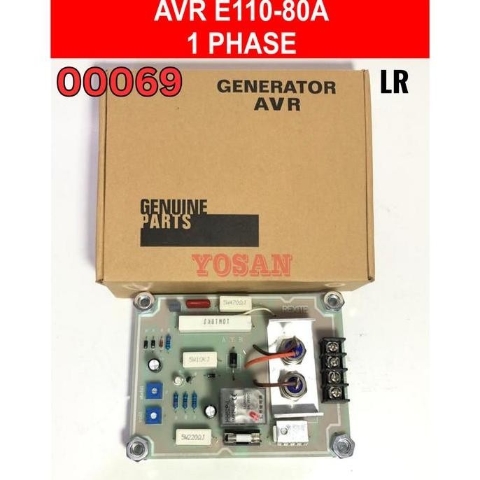 

Terlaris Avr Genset / Avr Generator E110-80A Lokal 1 Phase Karbon Brushed