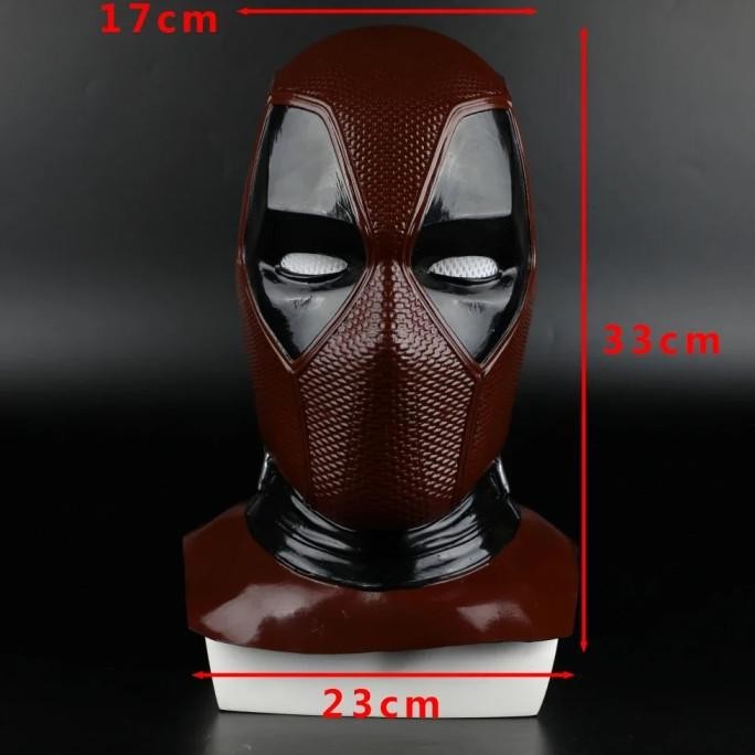 new  Topeng Deadpool Topeng Full Face Deadpool Masker Wajah Kostum Deadpool Kostum Haloween Face
