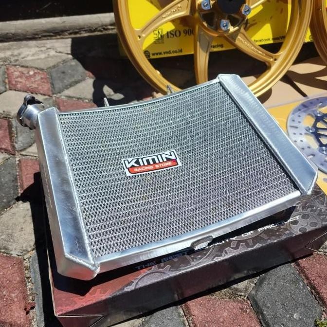 Radiator QTT MX King Y15ZR CURVE - Alumunium - QTT Race Proven