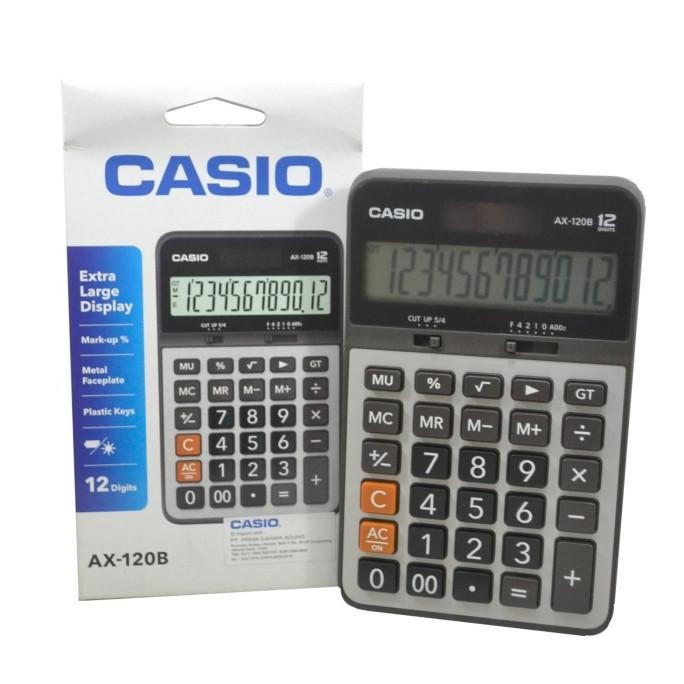 

restock Kalkulator CASIO AX-120B Calculator 12 Digits Casio Ax-120B