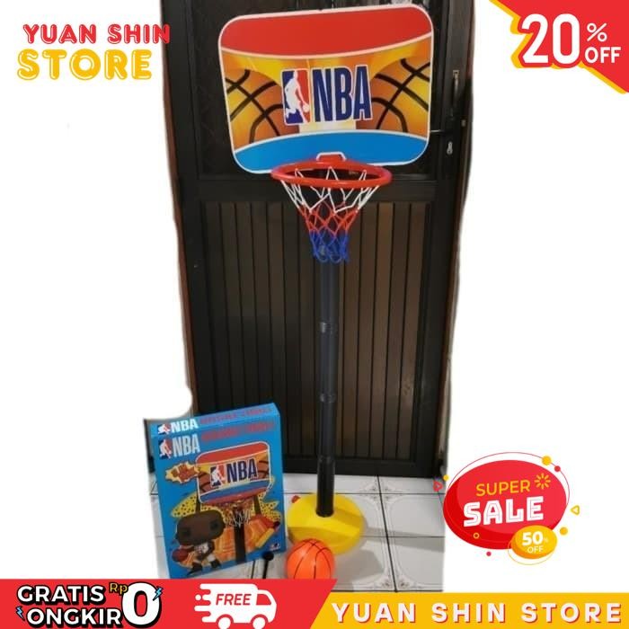MAINAN ANAK LAKI LAKI COWOK RING BASKET BALL EDUKASI OLAHRAGA OLAH RAGA SPORT USIA UMUR 2 3 4 5 6 TA