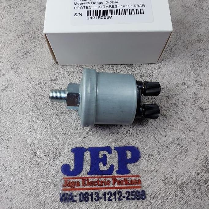 

Terlaris Vdo Oil Pressure Sensor Genset 0 - 6 Bar 1/8 - 27Npt 10Mm 2 Pin 6Bar