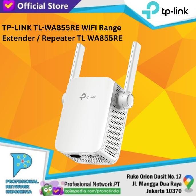 Tp-Link Tl-Wa855Re Wifi Range Extender / Repeater Tl Wa855Re