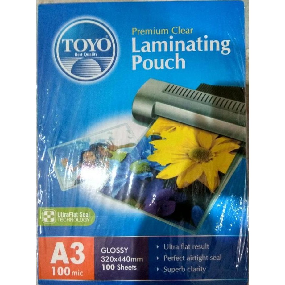 

ready !!! PLASTIK LAMINATING TOYO UKURAN A3