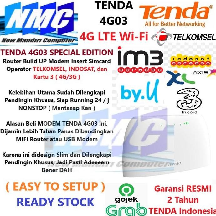 Tenda 4G680 V2 Se Router Wifi 4G Support All Operator Canggih 4G 680