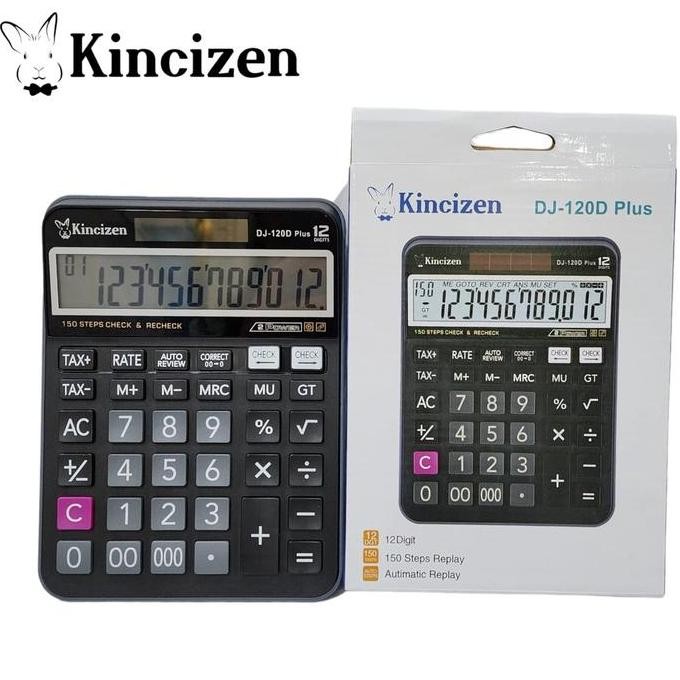 

restock Kincizen DJ-120D Plus - Check & Correct Calculator/Kalkulator Desktop DJ 120D PLUS DJ 120DPLUS DJ 120