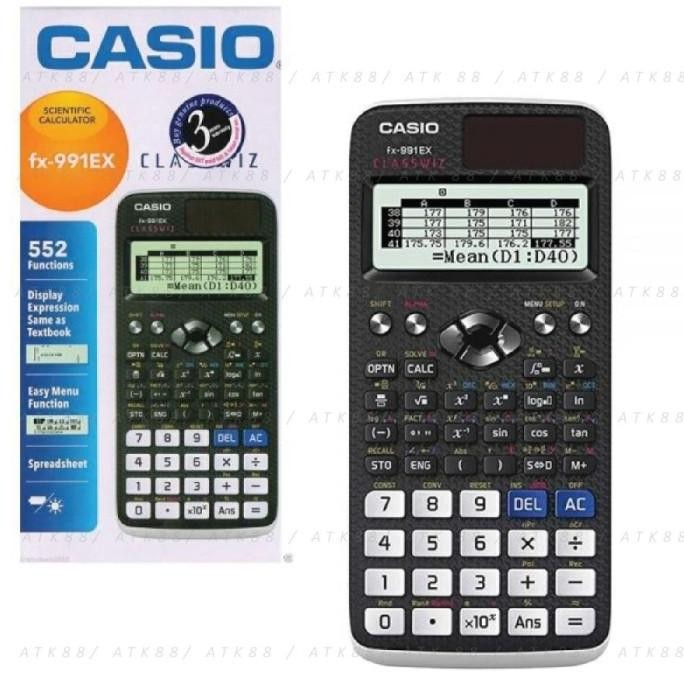 

restock Kalkulator Casio FX 991 EX HITAM ORIGINAL